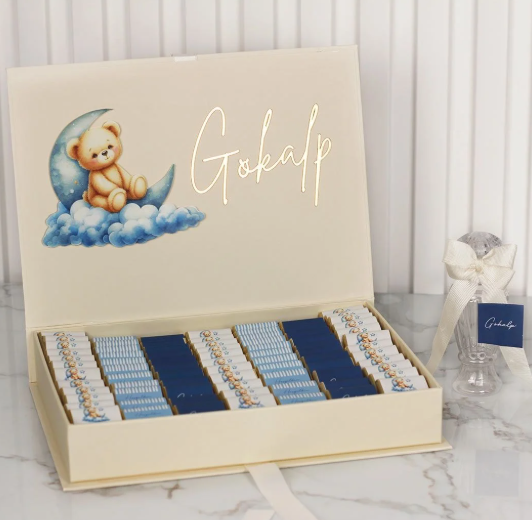 Aslan Temalı Bebek Çikolatası